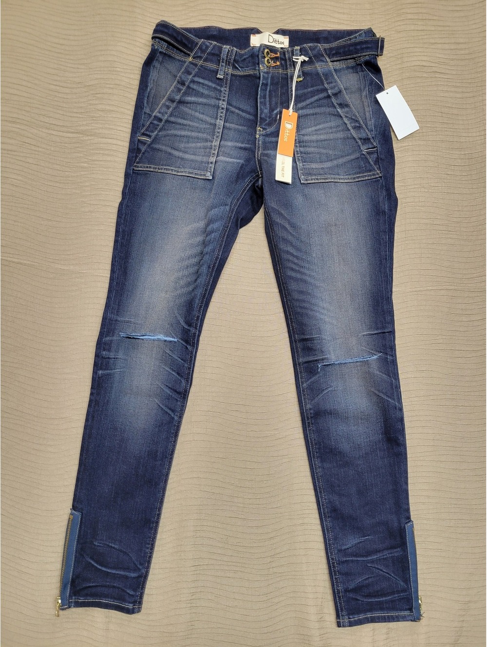 Dittos Loretta Dark Vintage Super Skinny Jeans Size 24 NWT